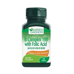 Adrien Gagnon B Complex 100 with Folic Acid
