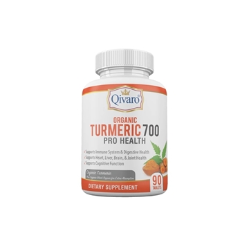 Qivaro Organic Turmeric 700 Pro Health (90 Tablets)