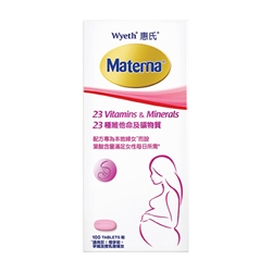 Wyeth Materna® 23 Vitamins & Minerals 100 Tabs