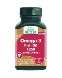 Adrien Gagnon Omega 3 Fish Oil 1250 60 Softgels