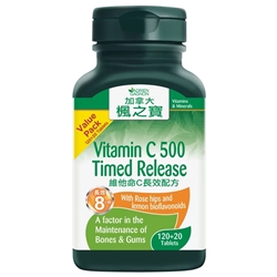 Adrien Gagnon Vitamin C Timed Release 120+20 Tablets