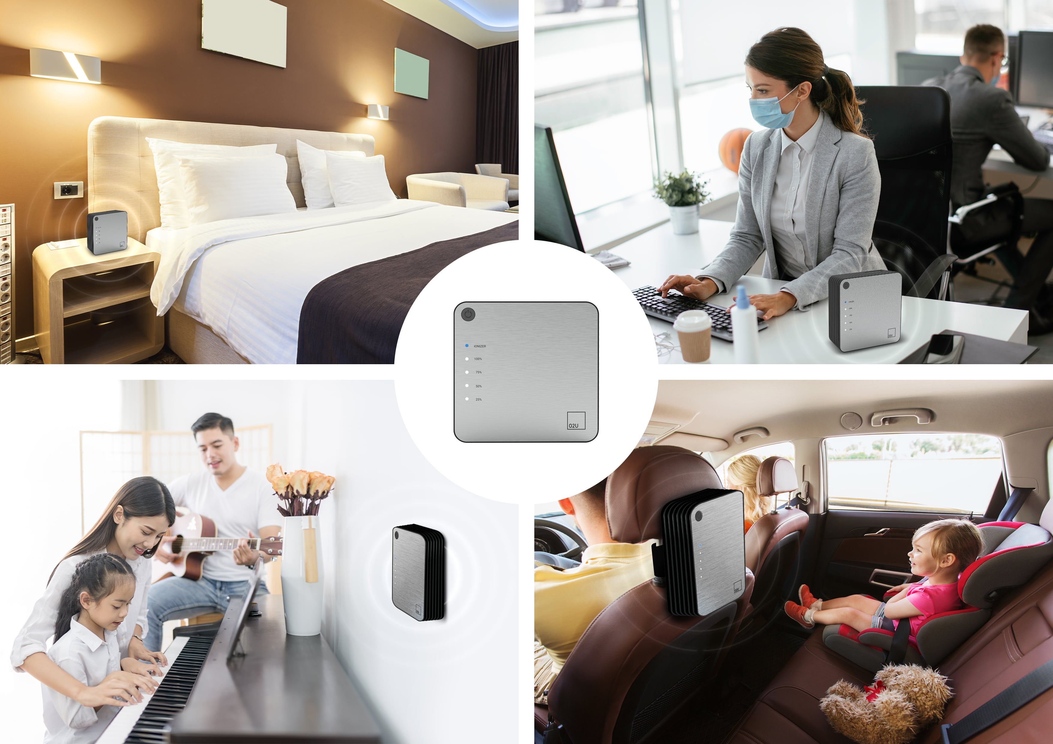 O2U | Air Station 便携式空氣淨化機 | 空氣清新機 | ESDlife健康網購