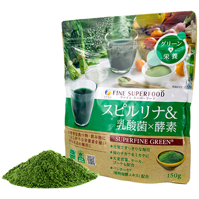 Fine Japan螺旋藻 x 乳酸菌酵素粉150克