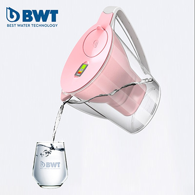 BWT - 花漾系列2.7L濾水壺(粉紅色)內附1個鎂離子濾芯