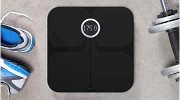 图片 Fitbit Aria 无线智能乐活体重秤-黑色
