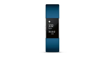 圖片 Fitbit Charge 2™ 心率 + 健身手環 - 皇家藍大碼