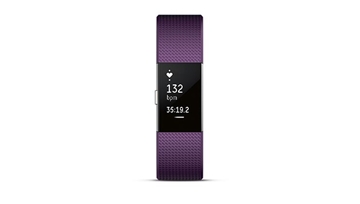 图片 Fitbit Charge 2™ 心率 + 健身手环 - 紫红色大码
