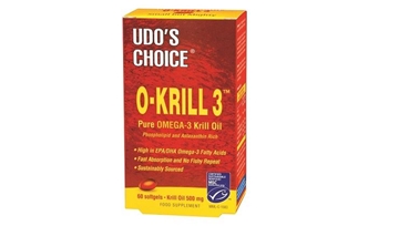 Picture of UDO'S CHOICE O-KRILL 3 500MG 60'S 