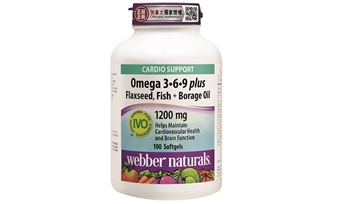 Picture of Webber Naturals Omega 3-6-9 Plus