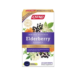 CATALO Elderberry Immune Defense Gum Drops 15 Gum Drops