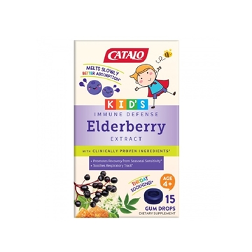Picture of CATALO Kid's Elderberry Immune Defense Gum Drops 15 Gum Drops