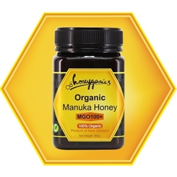 Honeyganics Organic Manuka Honey MGO 100+ 500g