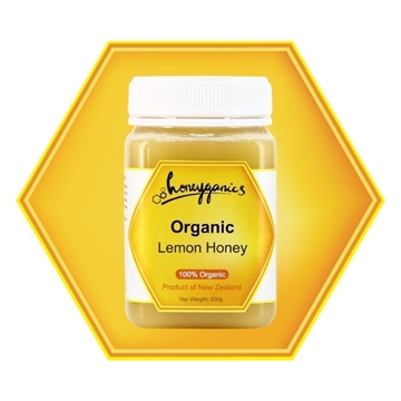 Honeyganics有機檸檬蜂蜜花蜜500g