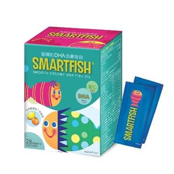 圖片 Smartfish 智睛叻DHA忌廉魚油 28包裝