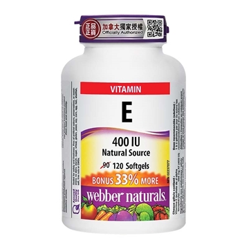 Picture of Webber Naturals Vitamin E (400IU)