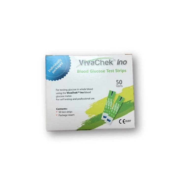 Vivachek Blood Glucose Test Strips (50 Pieces) Blood Glucose and