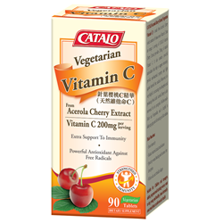 CATALO Acerola Cherry Extract (Vegetarian Vitamin C) 90 Tablets