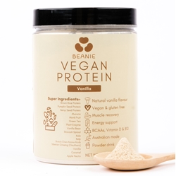 Beanie Australian Vegan Protein Powder Vanilla (240g)