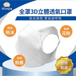 台灣 3D立體防護口罩 (100個) (3月31日起發貨)