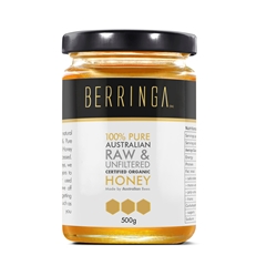 Beanie Australian Certified Organic Eucalyptus Honey (500g) [Licensed Import]