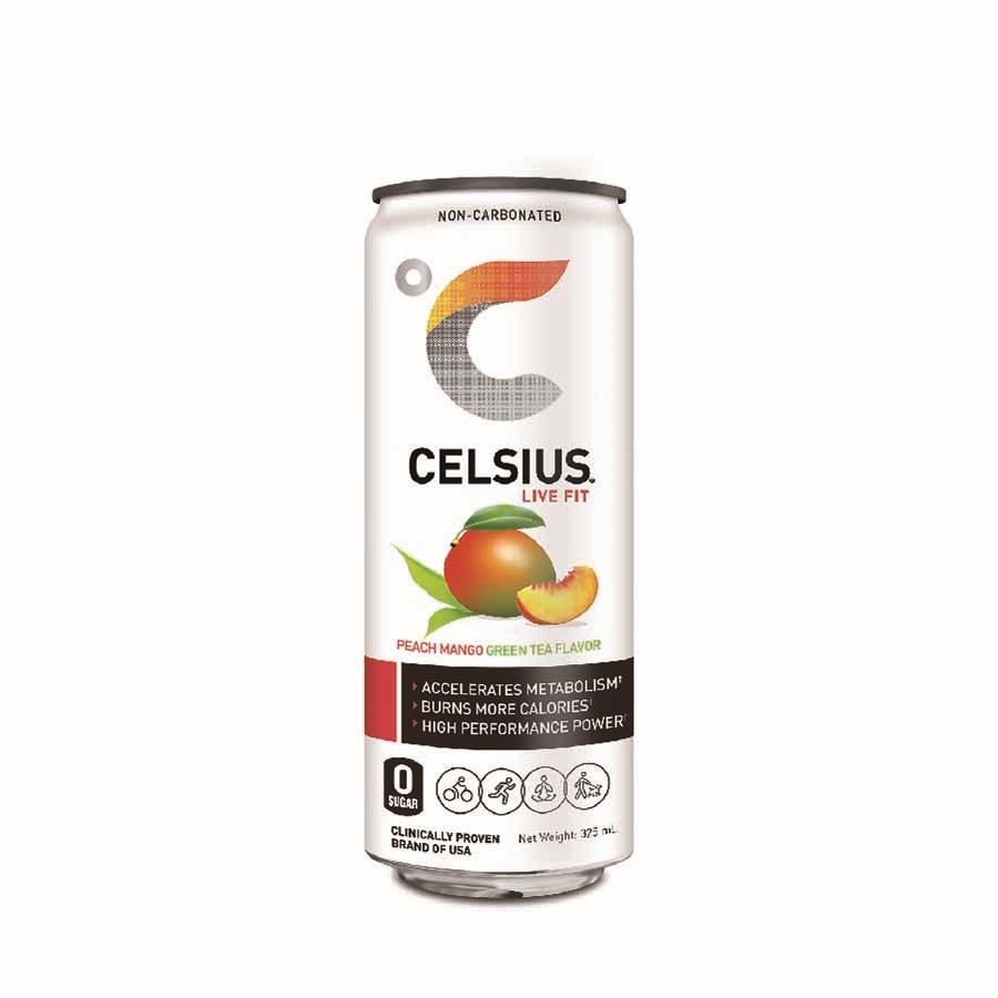 Watson's Celsius Fitness Drink Peach Mango Flavored Green Tea