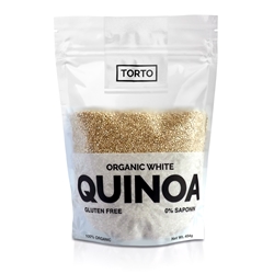 Torto Organic White Quinoa 454gm