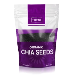 Torto Organic Chia Seeds 250gm
