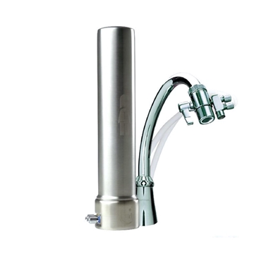 Picture of B&amp;H OCEAN MAX Double Tube Ceramic Stainless Steel Water Filter (Frosted) [Original Licensed]