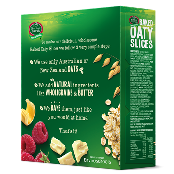 Picture of Mother Earth New Zealand Traditional Oatmeal Bar (Cranberry White Chocolate Flavor) 240g