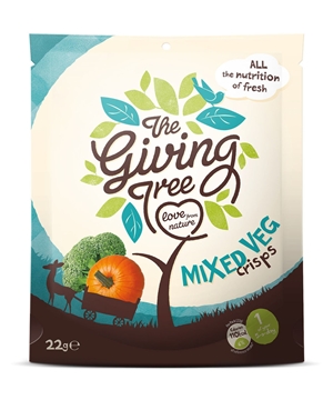 Picture of Giving Tree Vacuum Fried Mixed Veg Crisps 22g