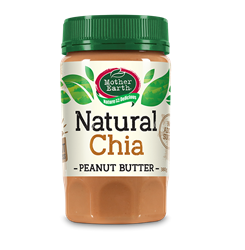 Mother Earth New Zealand Peanut Butter Chia Seeds 380gm
