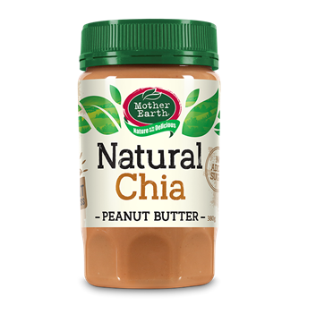 Picture of Mother Earth New Zealand Peanut Butter Chia Seeds 380gm