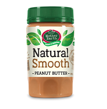 Picture of Mother Earth New Zealand Smooth Peanut Butter (no added sugar) 380g