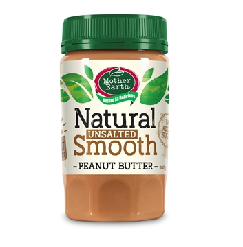 Picture of Mother Earth New Zealand Smooth Peanut Butter (no added salt, sugar) 380g