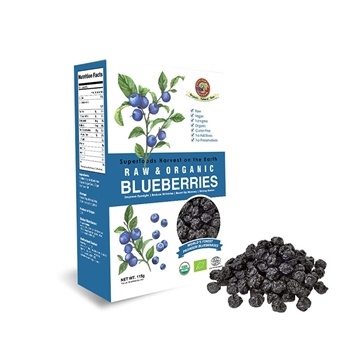Picture of Earth Harvest Organic Dried Blueberries 115g