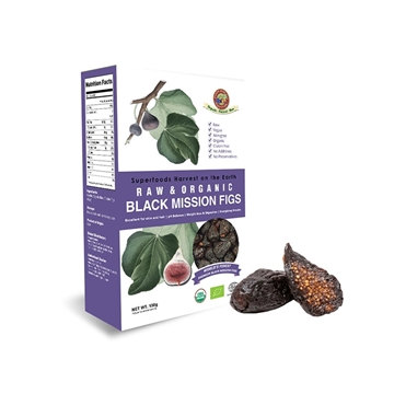 Picture of Earth Harvest Organic Black Dried Figs 150g