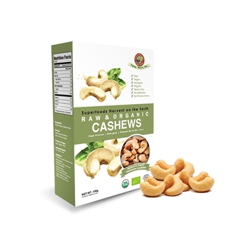 Picture of Earth Harvest Organic Raw Cashew Nuts 150g