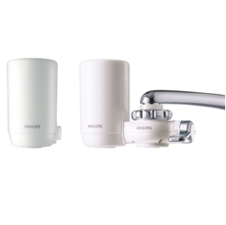 Philips WP3811 Faucet Water Filter (4 Filters) with WP3911 Replacement Filter Discount Set [Original Licensed]