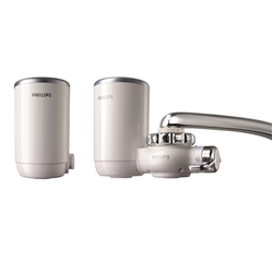 Philips WP3812 Faucet Water Filter (5 Filters) with WP3922 Replacement Filter Discount Set [Original Licensed]