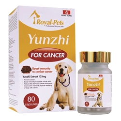 Royal-Pets Yunzhi Extract 135mg 80 capsules  