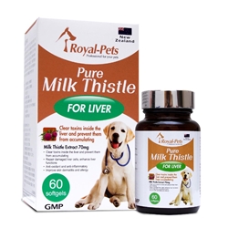 Royal-Pets Pure Milk Thistle 60 softgels