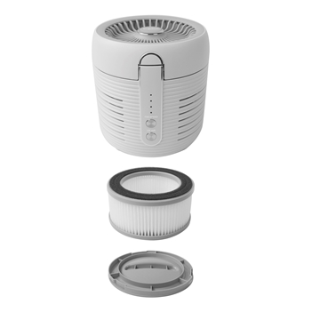 Picture of &quot;Round Air&quot; 2-in-1 Circulating Fan and UV HEPA Air Purifier [Original Licensed]