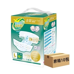 ElderJoy Adult Soft Diapers Deluxe Type Large Size (10 packs x 10 pcs)