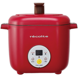 recolte 麗克特 CotoCoto 日本電飯煲 陶瓷內鍋 紅色 RHC-1C_R
