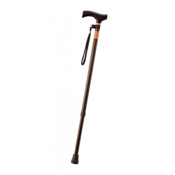 TacaoF Height Adjustable Cane (Brown) 