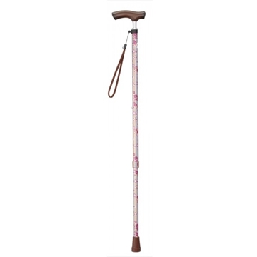 Picture of TacaoF Telescopic Walking Stick (Sakura Dark Blue/Sakura Pink)