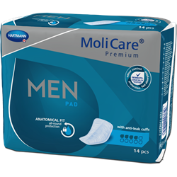 MoliCare Worry-Free Gold Pack 4 Drops For Men Enhanced (14 pcs/pack)