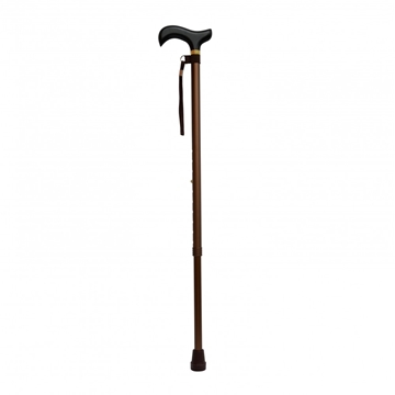 Picture of Silver Solutions Adjustable Walking Stick (Brown)