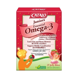 CATALO Juniors Essential Omega-3 Formula with Choline & DHA 27 Jelly Bites