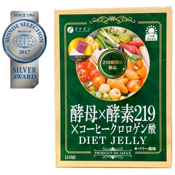 Picture of Fine Japan Yeast x Enzyme x Coffee Chlorogenic Acid Diet Jelly 22 packs